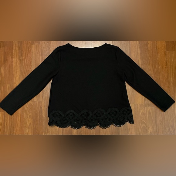 LOFT Long Sleeve Black Blouse - Picture 5 of 5